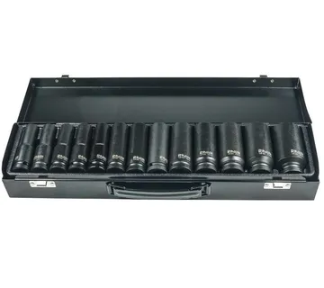 Set dugih udarnih nasadnih ključeva 1/2", 10 - 30 mm - Prelog