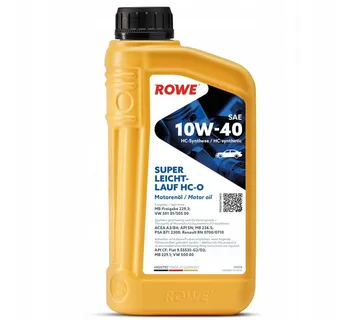 ROWE hightec super HC-O SAE 10W40 1L - Prelog