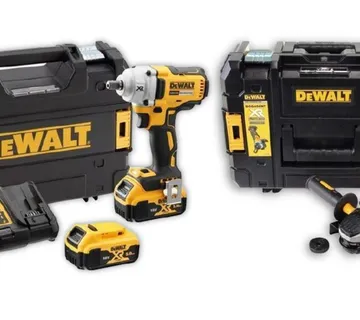 Dewalt aku udarni odvijač, 18V, 1/2", 447 Nm, 2 x 5.0 Ah + aku kutna b - Prelog