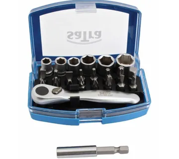 Set bitova i nasadni ključeva, 1/4" - Prelog
