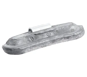 Clip-on utezi za čelične felge, 40g, 50 kom, Olovo-Pb - Prelog