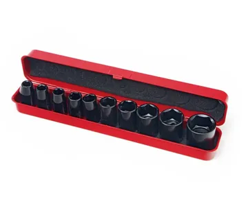 Set kratkih udarnih nasadnih ključeva, 1/2", 9 - 27 mm - Prelog