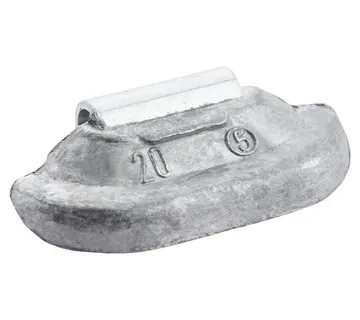 Clip-on utezi za čelične felge, 20g, 100 kom, Olovo-Pb - Prelog