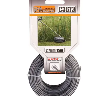 Okrugli flaks za trimer,dvodjelni, 2,7 mm, 15m - Prelog