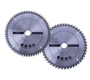 Set HW listova kružnih pila (2 komada) Ø 254 x 30 x 2,8 x 1,6 / 48 / 6 - Prelog
