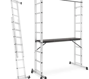 Aluminijska skela- ljestve 2x8 gazišta - Prelog