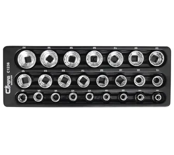 Set kratkih nasadnih ključeva, 8 - 32 mm - Prelog
