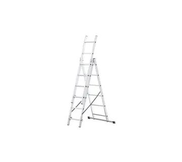 Trodijelne aluminijske ljestve 3×6, dužina 3 m - Prelog
