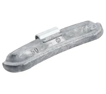 Clip-on utezi za čelične felge, 50g, 50 kom, Olovo-Pb - Prelog