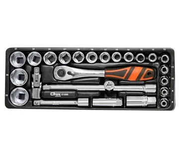 Set nasadnih ključeva, 1/2", 8 - 32 mm - Prelog