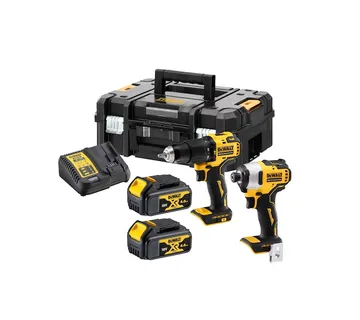 Dewalt set aku alata udarna bušilica + odvijač 18V, 4,0Ah - Prelog
