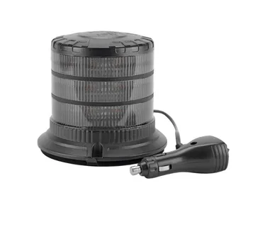 LED rotacijsko svjetlo, magnetsko, zatamnjena leća, žuto, 12-24V + 2,5 - Prelog