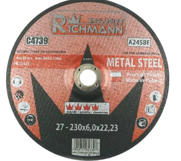 Brusna ploča za metal fi 230 x 6 mm - Prelog