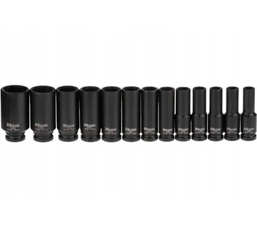 Set udarnih produženih nasadnih ključeva 10 - 30mm, 1/2" - Prelog