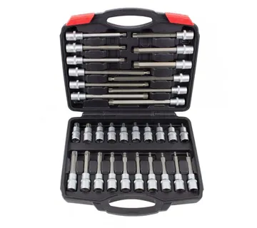 Set TORX nasadnih ključeva, T20 - T7o, 30 komada - Prelog