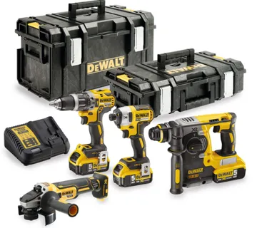 Dewalt set aku alata 4-dijelni, 18V 3X5.0Ah - Prelog