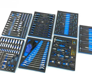 Plavi set od 262 komada premium alata, 7 uložaka - Prelog
