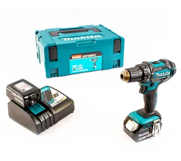 Makita aku bušilica - odvijač DDF482RFJ Li-ion 2x18V, 3,0 Ah, 13 mm, 6 - Prelog