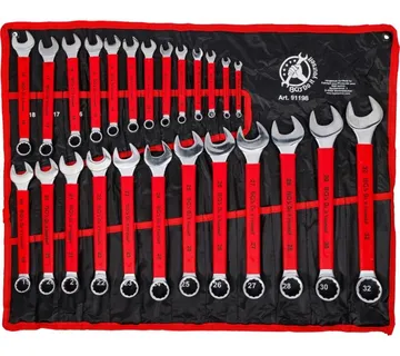 Set viljuškasto-okastih ključeva 6–32 mm 25 kom - Prelog