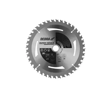 List kružne pile za drvo 24z 165x20x1,1x1,6mm - Prelog