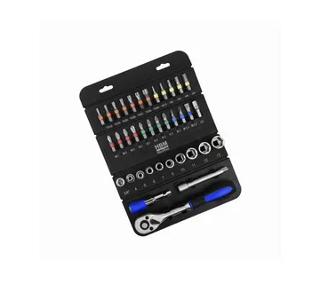 Set nasadnih ključeva i bitov, 37 komada, 1/4" - Prelog