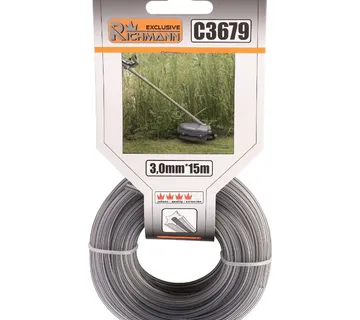 Okrugli flaks za trimer,dvodjelni, 3,0 mm, 15m - Prelog