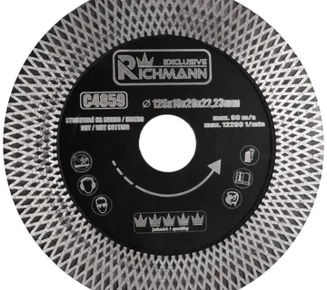 Dijamantna rezna ploča za rezanje keramike, 125 mm - Prelog