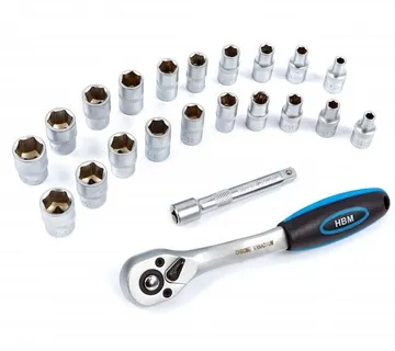 Set nasadnih ključeva 1/4" 20-djelni - Prelog