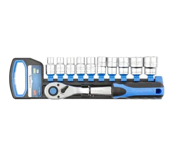 Set nasadnih ključeva s čegrtaljkom 1/2", 11 kom - Prelog