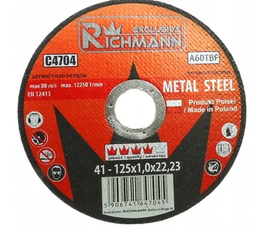 Rezna ploča za metal fi 125 x 1 mm - Prelog