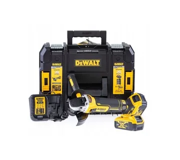 Dewalt brus.kutna aku 125mm 18V 2X5,0Ah - Prelog