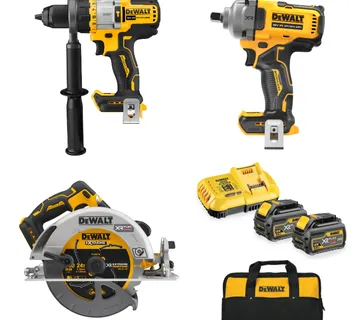 Dewalt aku udarni odvijač, bušilica , kružna pila, 2x Flexvolt Akku , - Prelog