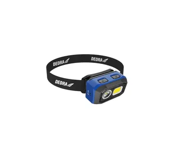 Naglavna svjetiljka 500lm, senzor pokreta, baterija 1000mAh/3xAAA - Prelog