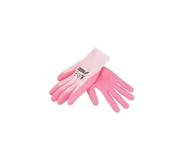 Radne rukavice od lateksa, roze boje, vel.7 - Prelog