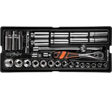 Set nasadnih ključeva, 3/8", 8 - 24 mm 33kom - Prelog