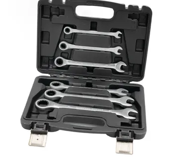Set kombiniranih ključeva s čegrtaljkom - 8 do 19 mm - 6 komada - Prelog