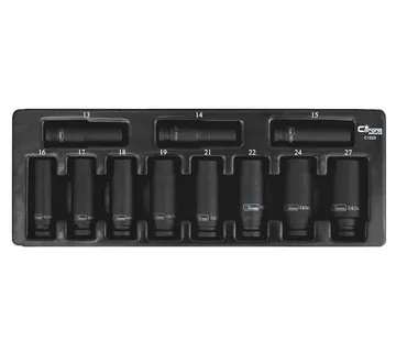 Set produljenih udarnih nasadnih ključeva, 13 - 27 mm - Prelog