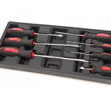 Set ravnih odvijača, 7 komada - Prelog
