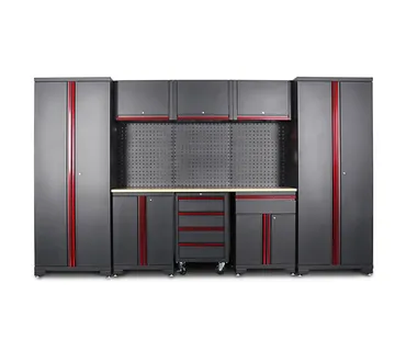 Modularni radionički sustav, 12-dijelni, crno-crveni - Prelog