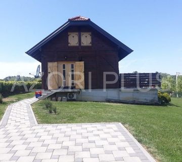 Zelina-Orešje- atraktivna nova drvena kuća 100 m2-NKP -čestica 1363 m2 - cover