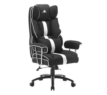 WHITE SHARK gaming stolica LE MANS crno/bijela - cover