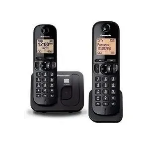 Telefon PANASONIC KX-TGC212FXB bežični - Black TwinPack - cover