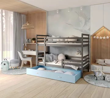 Krevet na kat 190×80 Jacek – Spas u manjim dječjim sobama - cover