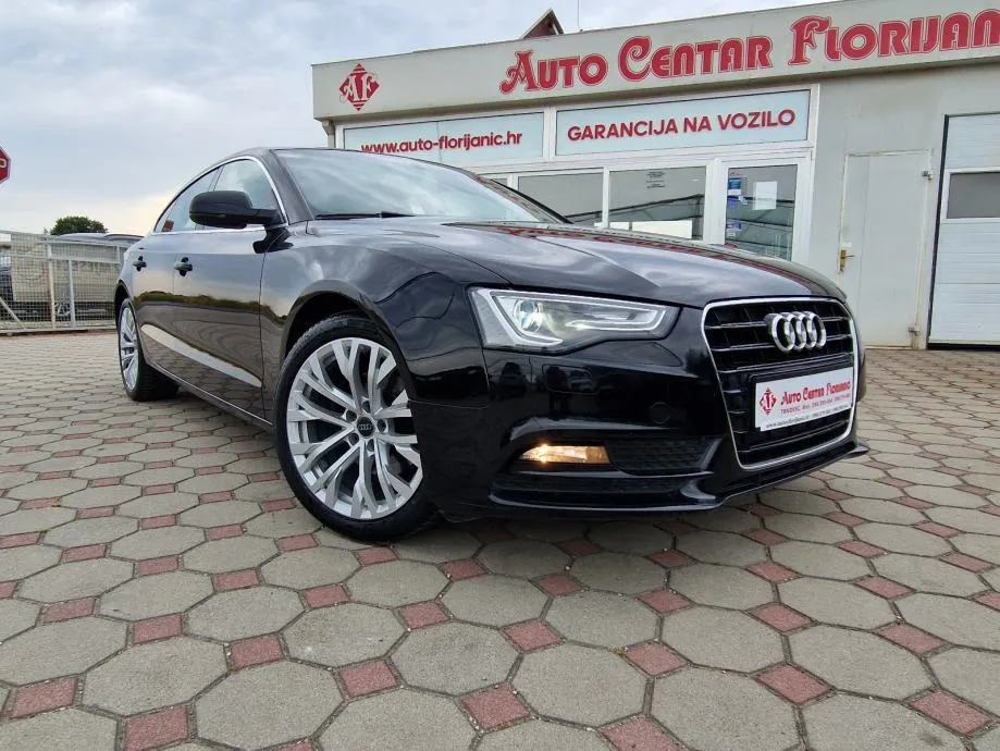 Audi A5 Sportback 2,0 TDI 2015.,VELIKI SERVIS, GRIJ SJED.,XENON, ALU18 - cover