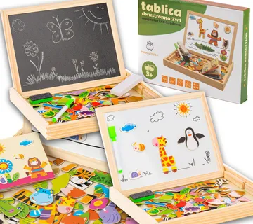 Edukativna dvostrana magnetna ploča za djecu - cover