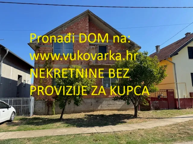 672. Vukovar Nuštarska 32 obiteljska rohbau kuća 100m2+43m2 ljetna kuh - cover
