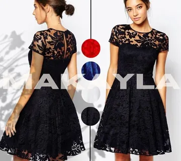 Čipkasta haljina novi model Makayla - cover