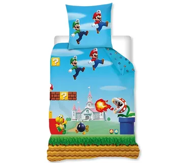 Super Mario ‘Level’ dječja posteljina, 140×200 cm - Zagreb