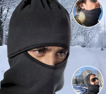 Zimska kapa i grijač vrata od flisa - 2u1 - cover