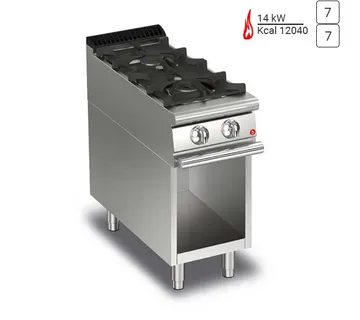 Baron – plinski štednjak na otvorenom kabinetu – 2 plamenika – Q70PCV/ - Split